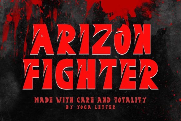Arizon Fighter: A Blackletter Font for Bold, Modern Branding