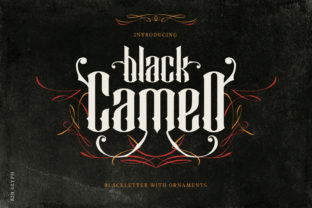 Black Cameo: The Bold Blackletter Font with a Modern Twist