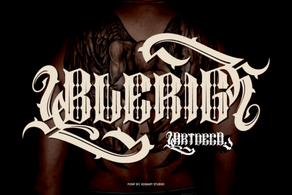 Blerig: The Sharp Edge of Blackletter Design