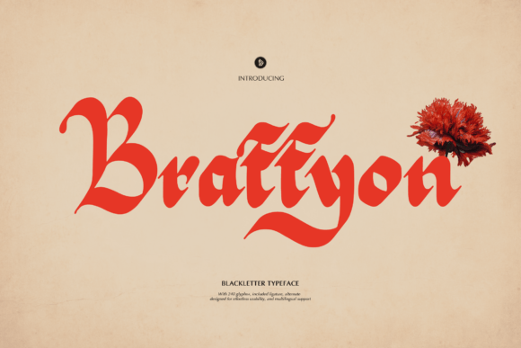 Braffyon: The Blackletter Typeface for Modern Branding