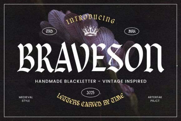 Braveson: The Bold Blackletter for Modern Design