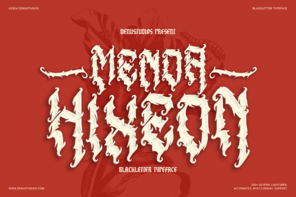 Menda Hixeon: A Modern Take on Blackletter for Bold Branding