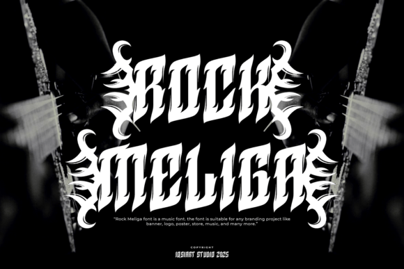 Rock Meliga: The Blackletter Typeface That Roars