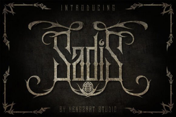 Sadis: Unlocking Edgy Creativity with a Remarkable Blackletter Font
