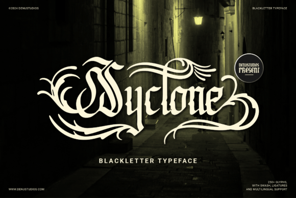 Syclone: The Gothic Typeface with a Modern Edge