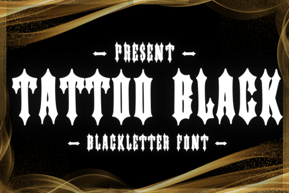 Tattoo Black: Making a Bold Statement with Blackletter