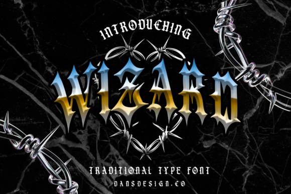 Wizard: A Bold Blackletter Font for Distinct Designs