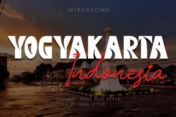 Yogyakarta Indonesia: A Font for Bold Brand Statements